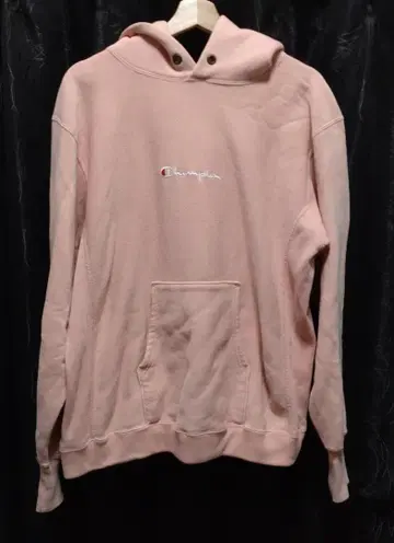 Champion Reverse Weave 후드티 핑크 C3-N106