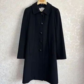 앨리스버리 블랙 캐시미어 100% 스텐카라 코트 9