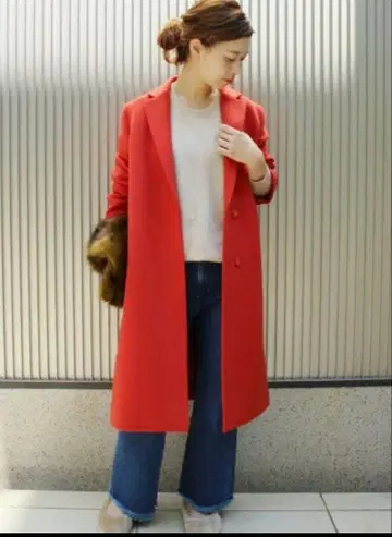 저널 스탠다드 슈퍼 140 롱 코트