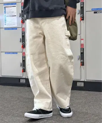 CPCM 커브 페인터 데님 팬츠 L 아이보리