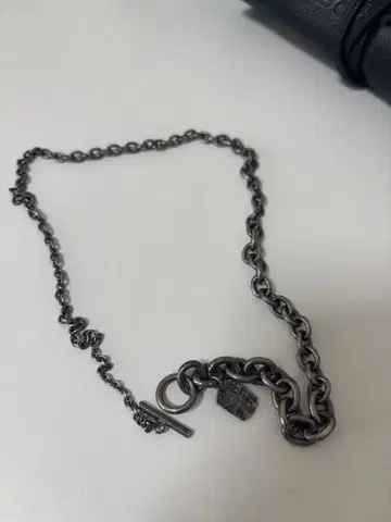 블랙 체인 목걸이 조정 가능