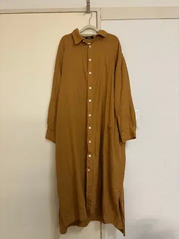 ne-net 카키 롱 셔츠