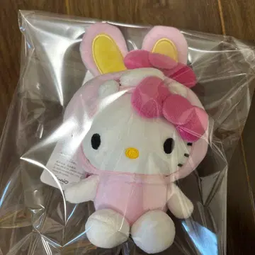 헬로키티 봉제 인형 토끼 귀 포함