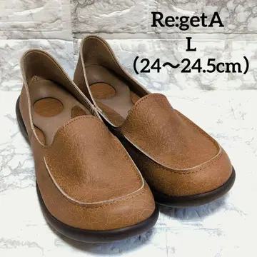 컨디션 최상 Re:getA 드라이빙 로퍼 L 주름 가공 경량