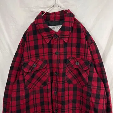 00s 메로나 안감 퀼팅 플란넬 자켓