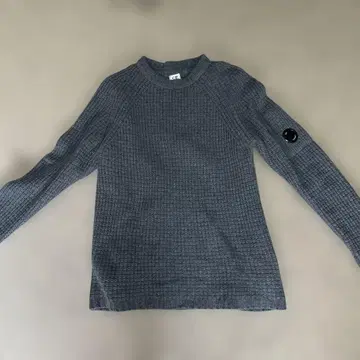 C.P. COMPANY 그레이 니트 스웨터