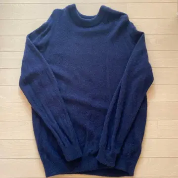 BEAUTY&YOUTH 캐시미어 네이비 스웨터
