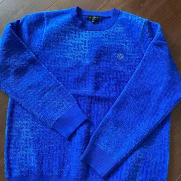 St Andrews 파란색 L 크루넥 스웨터