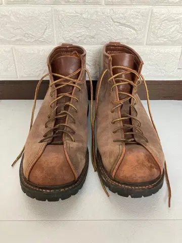 워크 부츠 가죽 스웨이드
