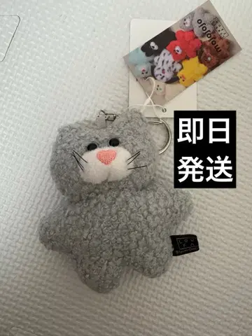 로리즈팜 mojojojo 토이 키링 GRY 고양이