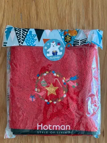 Hotman 크리스마스 페이스 타월 37 x 77