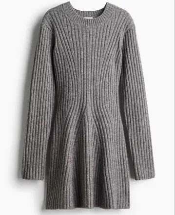 H&M 리브 니트 원피스