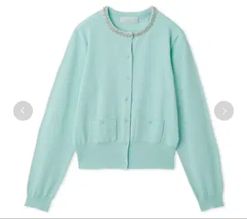 CELFORD 실크 블렌드 비쥬 넥 가디건