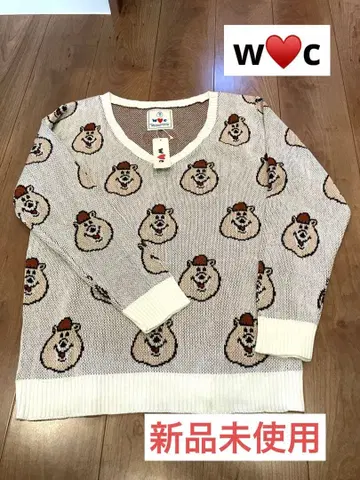 WC WCJ 곰탕 니트 스웨터 미사용 새상품 레어