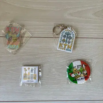 KTM TOUR 2024 키링 배지 4종 세트