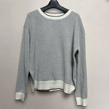 BEAMS HEART 도트 무늬 니트 얇은 소재