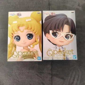 Q 포켓 세일러문 & 턱시도 가면 2체 세트