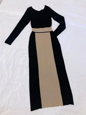 미사용 새상품 rienda 리엔다 2way 니트 원피스 블랙