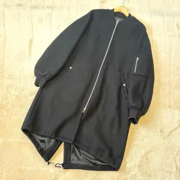 sunny clouds 롱 코트 블랙 M