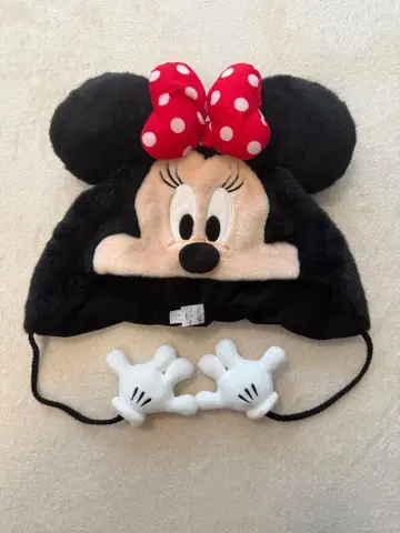 미니 마우스 귀도리 모자