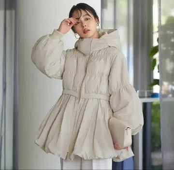 RUIRUE BOUTIQUE 충전솜 코트 라이트 베이지 M(9호)