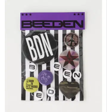 CAN BADGE 12 PIECES SET 캔뱃지 BEEDEN