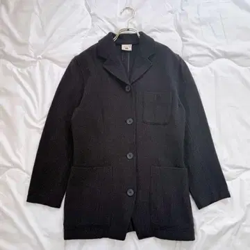 드리스반노튼 초기 택 80s 헤링본 테일러드 자켓 38