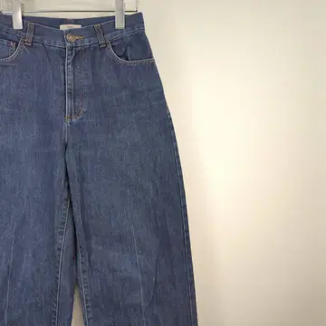 새상품급 미스틱 와이드 레그 청바지 여성용 하의 캐주얼 구제 의류