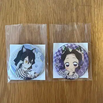 귀멸의 칼날 코쵸우 시노부 이쿠로 오바나이 캔뱃지