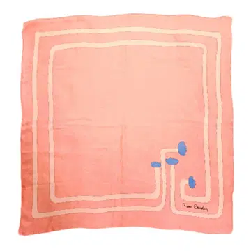 피에르 가르뎅 스카프 실크 100% 빈티지