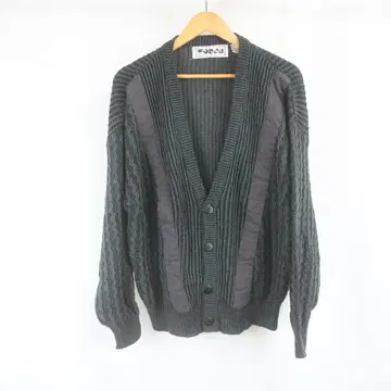 새상품급 VINTAGE FORUM 와이드 실루엣 아크릴 니트 가디건