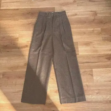 UNITED ARROWS 브라운 와이드 팬츠