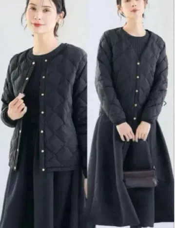 [ M사이즈 ] coca 워셔블 골드 버튼 이너 자켓 블랙 미사용 새상품