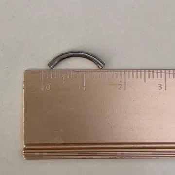 [ 바디피어싱 ] 커브드 바벨 (1.5cm) 12/14G 대응