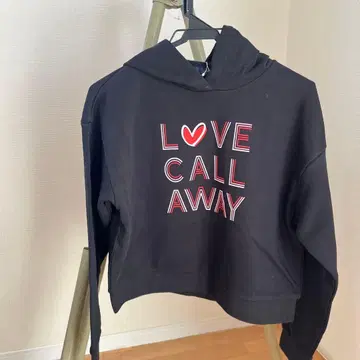 미사용 새상품 [Callaway] LOVE CALL AWAY 크롭 후드티