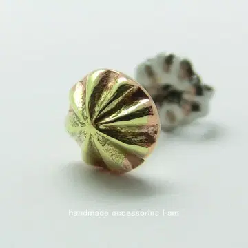 한쪽 귀용 콤초 스터드 귀걸이 놋쇠 티타늄 포스트