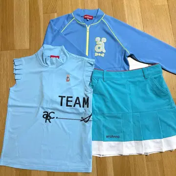 새상품급 archivio 골프웨어 세트 36 블루 가격 인하 불가