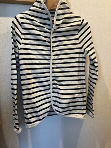 NAVY.WO 보더 자켓 코튼 100