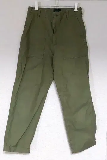 유나이티드 애로우즈 그린라벨 베이커 팬츠 올리브 그린 S