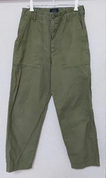 유나이티드 애로우즈 그린라벨 베이커 팬츠 올리브 그린 S