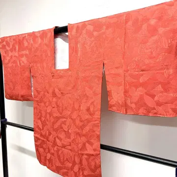 도행 코트 부풀린 직조 리프 무늬 리프 지문 단풍 유선 기모노 111tz