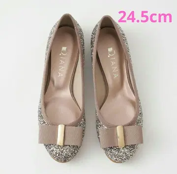 DIANA 글리터 리본 플랫슈즈 발레 슈즈