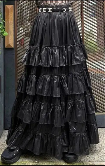 FUMIE=TANAKA / 프릴 스커트 후미에타나카