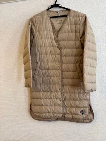 BEAMS HEART 베이지 다운 자켓 S