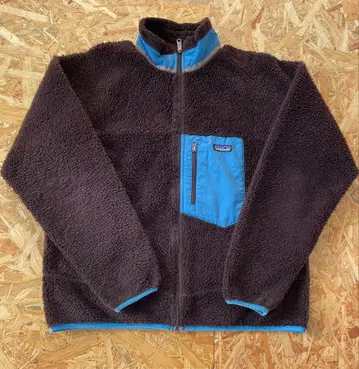 [ 레어 컬러 ] 파타고니아 클래식 레트로X 보아 자켓 L 브라운/파랑