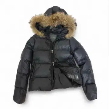 듀베티카 블랙 다운 자켓 퍼 포함