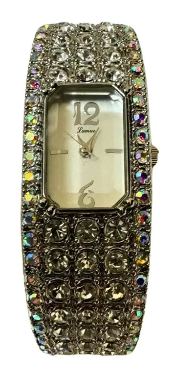 Lamue 라무 큐빅 뱅글 워치 실버