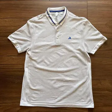 adidas 골프 피케 셔츠 화이트