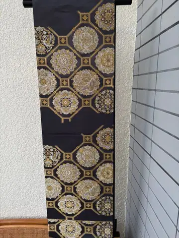 후쿠로 오비 순수 실크 미사용