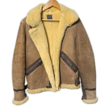 80's USA제 AVIREX B-9 리얼 무스탕 자켓 34